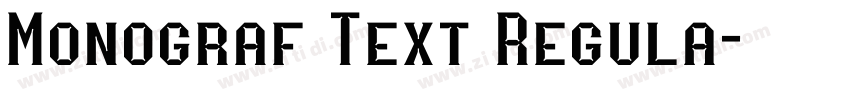 Monograf Text Regula字体转换